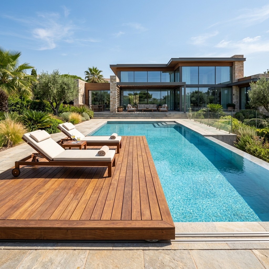 Sürgülü Deck Havuz Kapama